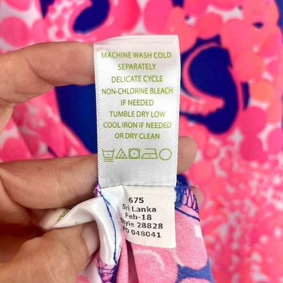 Lilly Pulitzer Donna Romper in Rare Ikat Blue M’ocean Octopus Print Size 0 - Picture 11 of 11